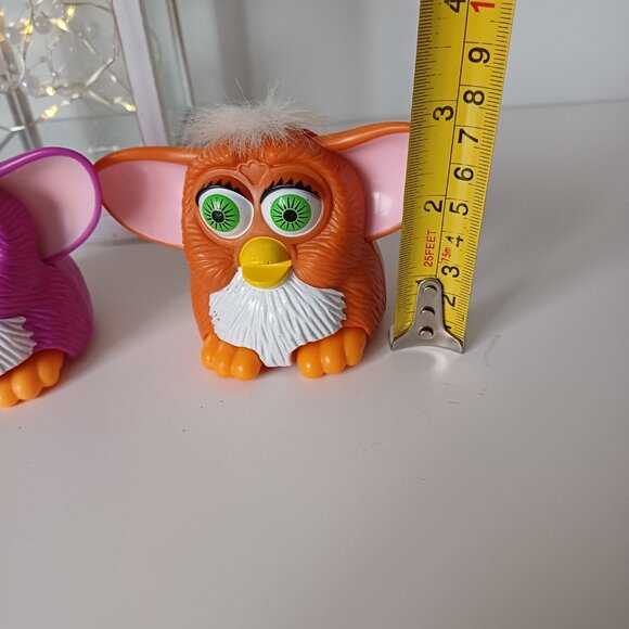 2 Vintage Furby McDonald's Plastic Happy Meal Toys TLC - Picture 4 of 4
